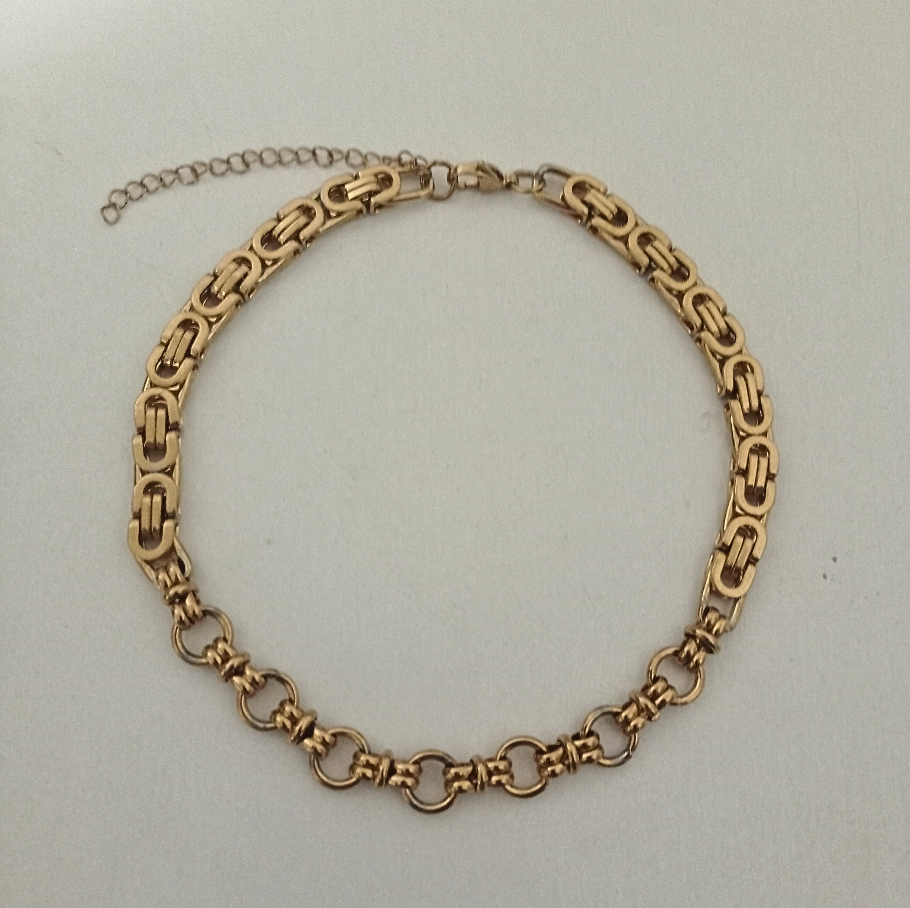 GARGANTILLA Y COLLAR LAZO CON CADENA GRUESA